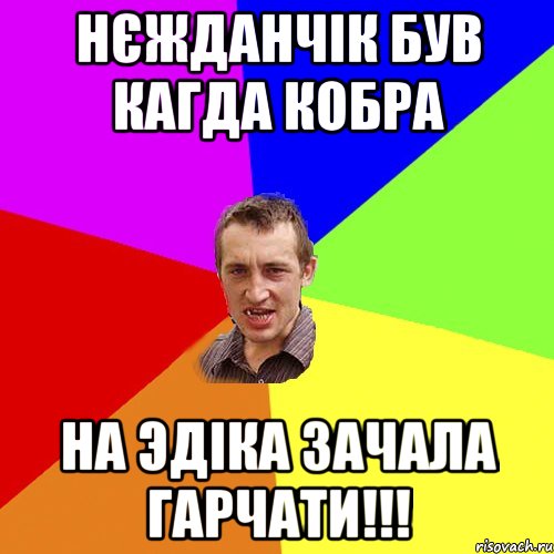 Нєжданчік був кагда кобра на Эдіка зачала гарчати!!!, Мем Чоткий паца