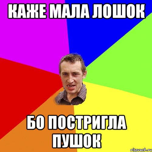 каже мала лошок бо постригла пушок, Мем Чоткий паца