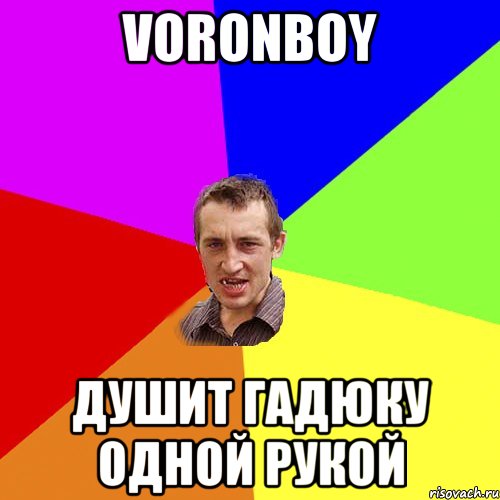 Voronboy Душит гадюку одной рукой, Мем Чоткий паца