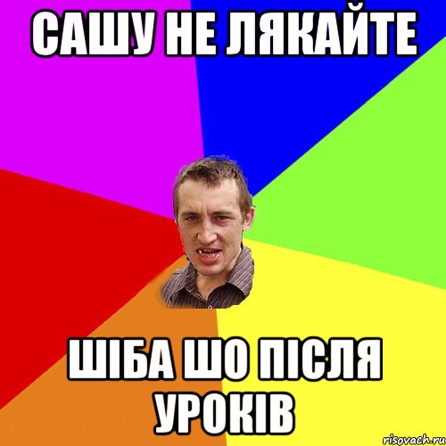 Сашу не лякайте шіба шо після уроків, Мем Чоткий паца