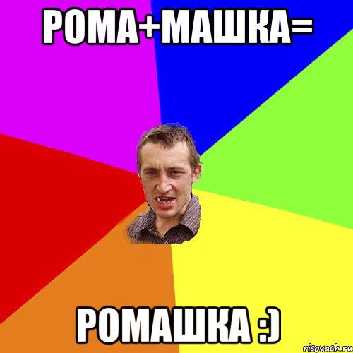 Рома+Машка= РОМАШКА :), Мем Чоткий паца