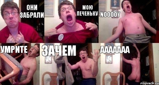 Они забрали мою печеньку Nooooy умрите зачем ааааааа