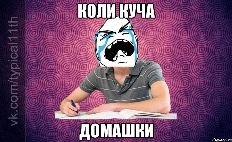 Коли куча Домашки