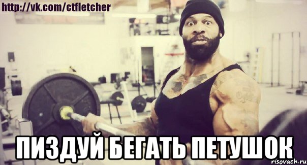  Пиздуй бегать петушок