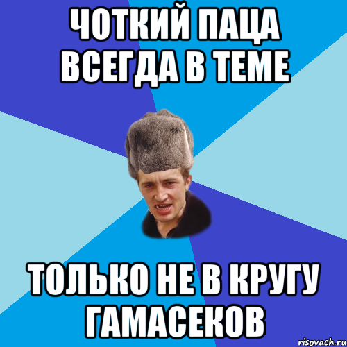 чоткий паца всегда в теме только не в кругу гамасеков, Мем Празднчний паца