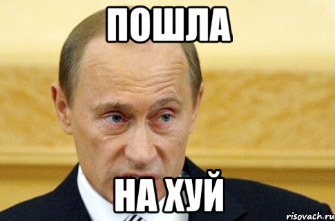 пошла на хуй, Мем путин