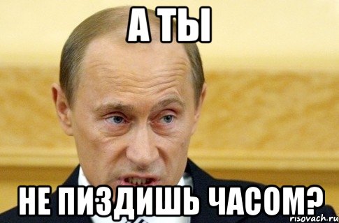 А ты не пиздишь часом?, Мем путин