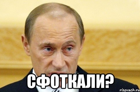  сфоткали?, Мем путин