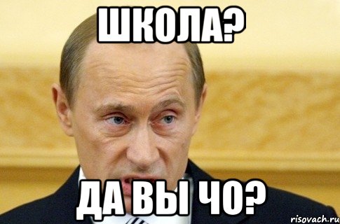 Школа? Да вы чо?, Мем путин