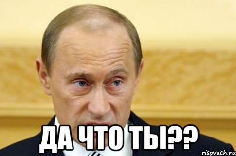  Да что ты??, Мем путин