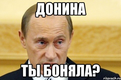 донина ты боняла?, Мем путин