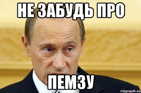 не забудь про пемзу, Мем путин