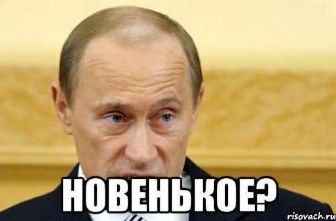  новенькое?, Мем путин