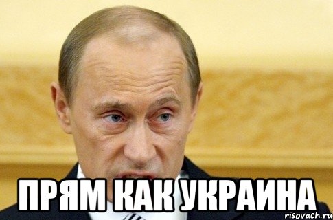  прям как украина, Мем путин