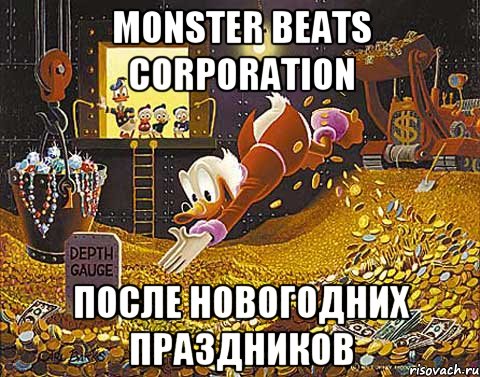 Monster beats corporation После новогодних праздников