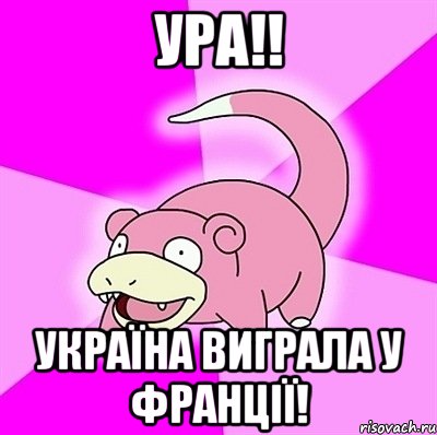 Ура!! Україна виграла у Франції!, Мем слоупок