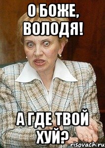 о боже, володя! а где твой хуй?, Мем Судья Егорова