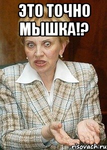 Это точно мышка!? 