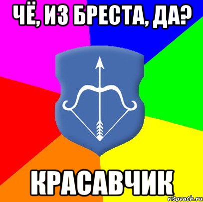 Чё, из бреста, да? КРАСАВЧИК