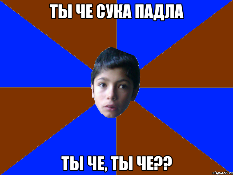 ТЫ ЧЕ СУКА ПАДЛА ТЫ ЧЕ, ТЫ ЧЕ??