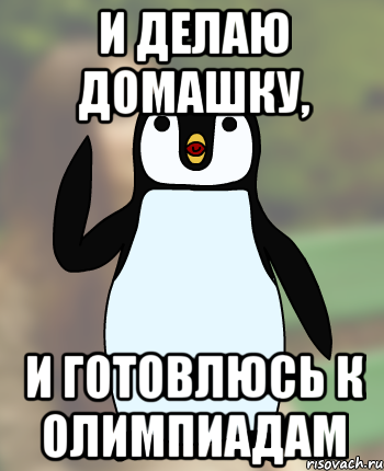 И ДЕЛАЮ ДОМАШКУ, И ГОТОВЛЮСЬ К ОЛИМПИАДАМ, Мем Типичный олимпиадник