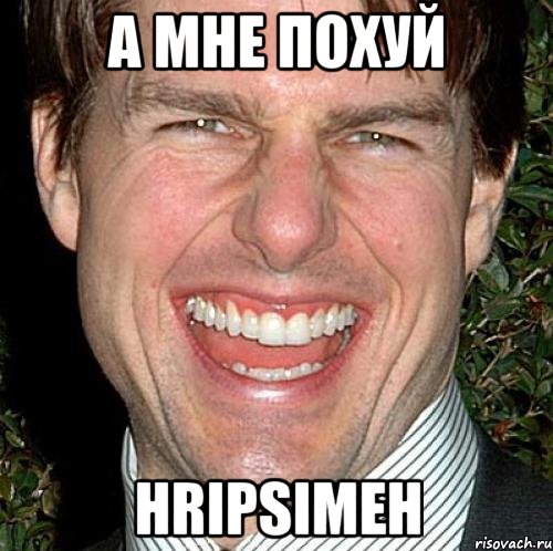 а мне ПОХУЙ Hripsimeh, Мем Том Круз