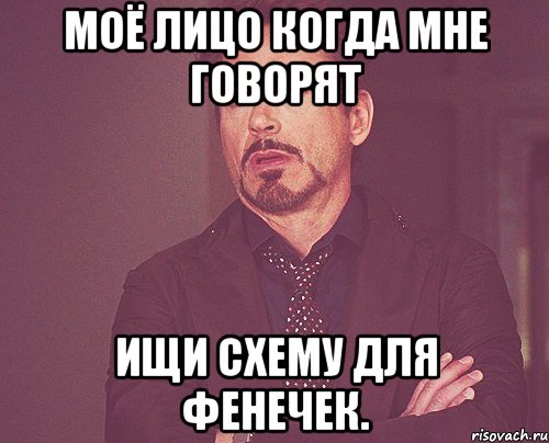 Моё лицо когда мне говорят ищи схему для фенечек., Мем твое выражение лица