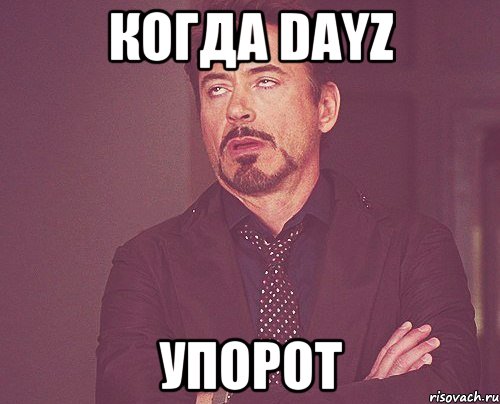 КОГДА DAYZ УПОРОТ, Мем твое выражение лица