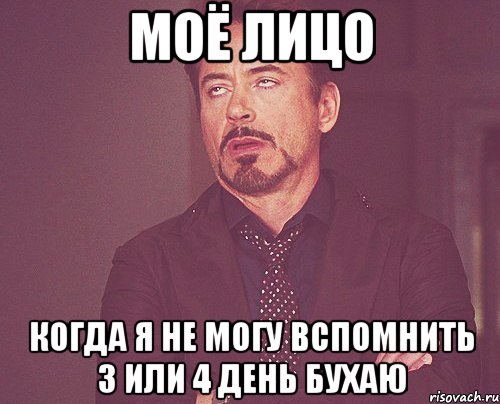 Моё лицо Когда я не могу вспомнить 3 или 4 день бухаю, Мем твое выражение лица