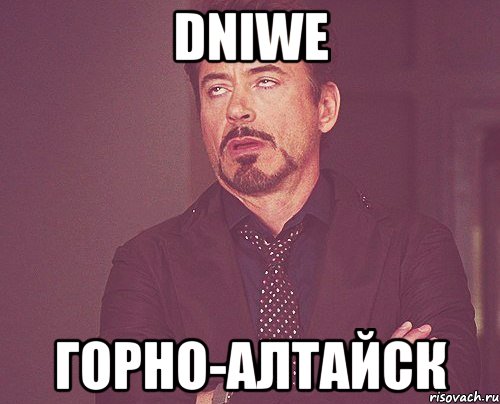 DNIWE Горно-Алтайск, Мем твое выражение лица