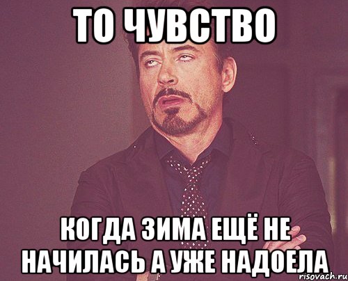 То чувство Когда зима ещё не начилась а уже надоела, Мем твое выражение лица