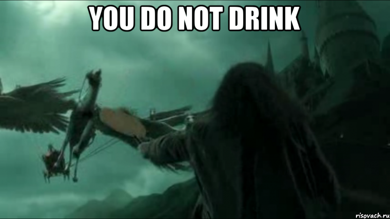 YOU DO NOT DRINK , Мем ты не пройдешь