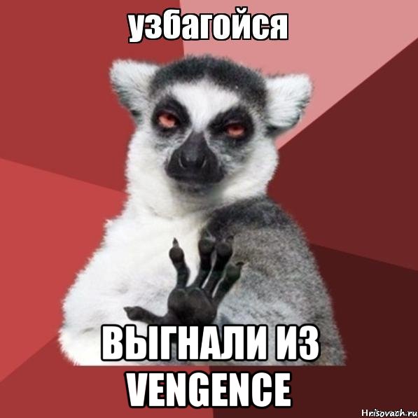  Выгнали из VENGENCE, Мем Узбагойзя