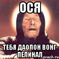 Ося Тебя Даолон Вонг Пелинал, Мем Ванга (цвет)
