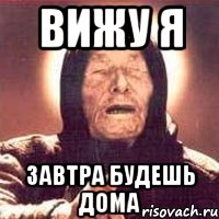 вижу я завтра будешь дома, Мем Ванга (цвет)