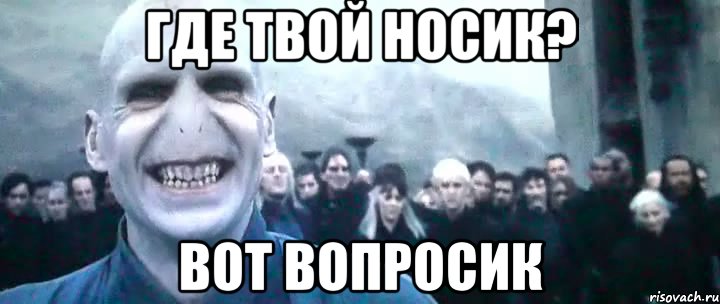 где твой носик? вот вопросик