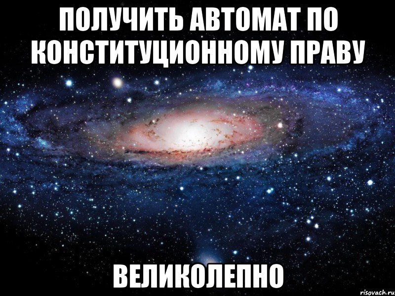 Получить автомат по конституционному праву ВЕЛИКОЛЕПНО, Мем Вселенная