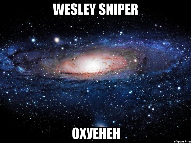 Wesley Sniper Охуенен, Мем Вселенная