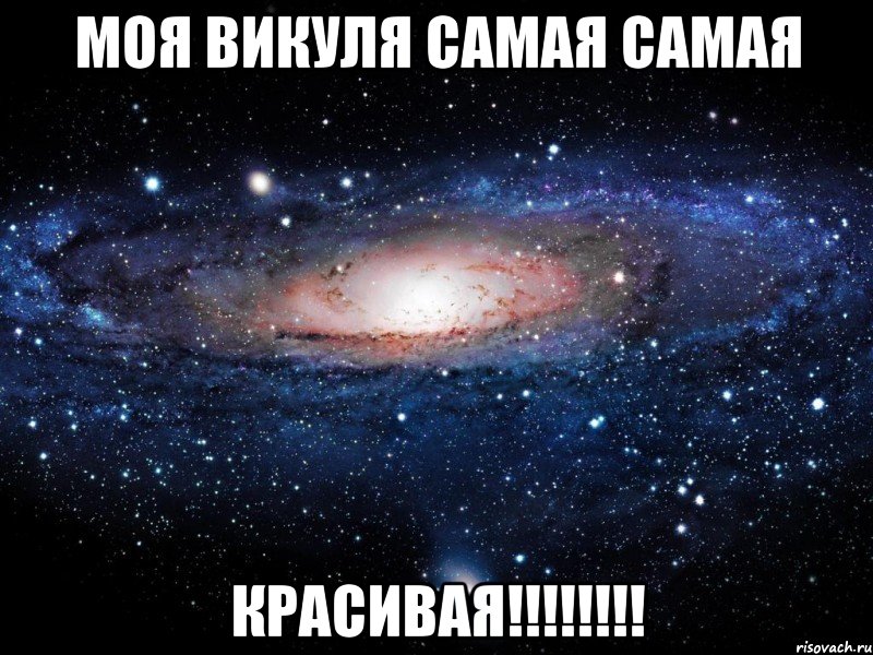 МОЯ ВИКУЛЯ САМАЯ САМАЯ КРАСИВАЯ!!!!!!!!, Мем Вселенная