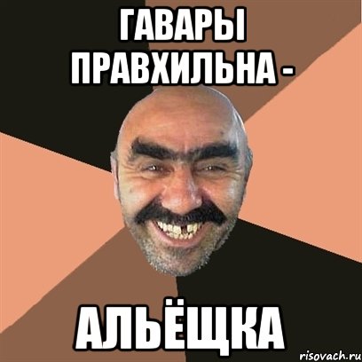 гавары правхильна - альёщка, Мем Я твой дом труба шатал
