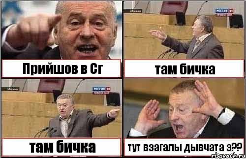 Прийшов в Сг там бичка там бичка тут взагалы дывчата э??, Комикс жиреновский