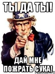 Ты да ты! Дай мне пожрать сука!, Мем а ты