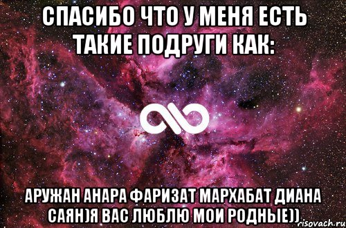 Спасибо что у меня есть такие подруги как: Аружан Анара Фаризат Мархабат Диана Саян)я вас люблю мои родные)), Мем офигенно