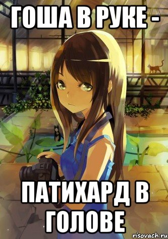 гоша в руке - патихард в голове