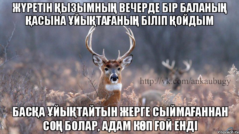 жүретін қызымның вечерде бір баланың қасына ұйықтағаның біліп қойдым басқа ұйықтайтын жерге сыймағаннан соң болар, адам көп ғой енді