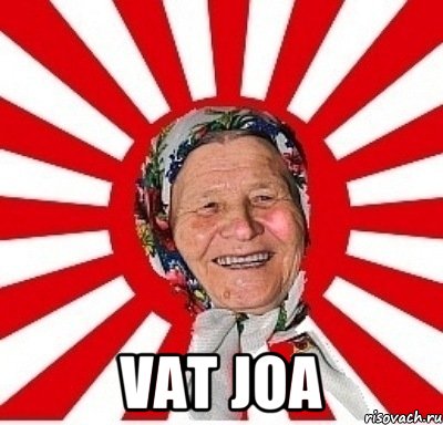  VAT JOA, Мем  бабуля