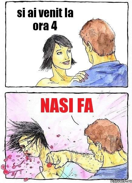si ai venit la ora 4 nasi fa, Комикс Бей бабу по ебалу