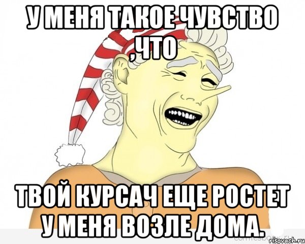 У меня такое чувство ,что Твой курсач еще ростет у меня возле дома.