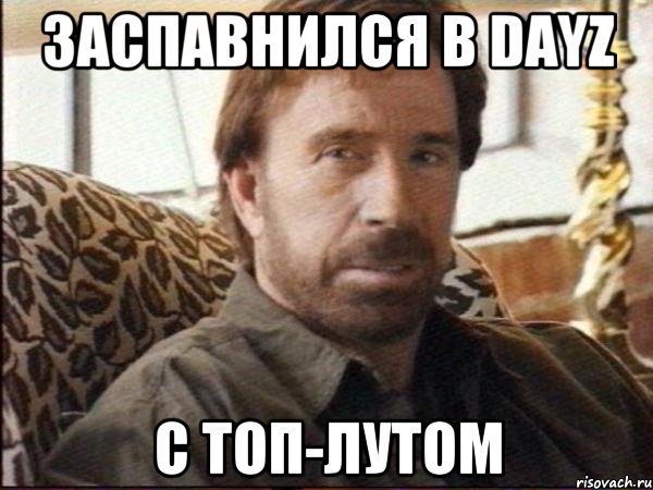 Заспавнился в DayZ С топ-лутом, Мем чак норрис