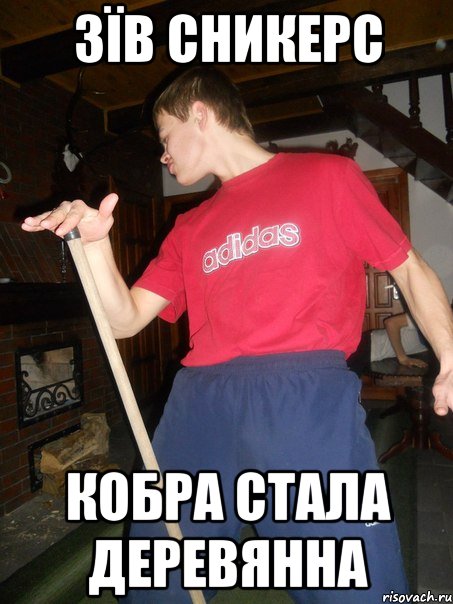 зїв сникерс кобра стала деревянна
